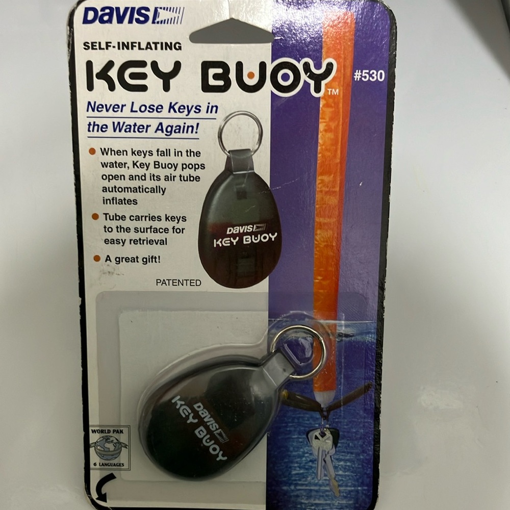 Davis self inflating Key Buoy NWT floating key finder